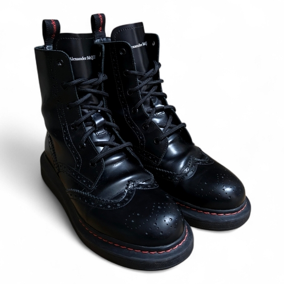Alexander McQueen | Hybrid Wingtip Combat Boots | With Box & Accessories - Picture 4 of 16